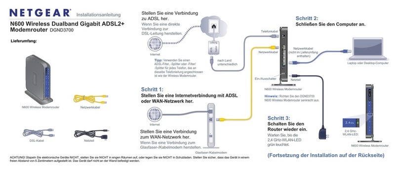 NETGEAR DGND3700v1 User manual