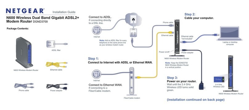 NETGEAR DGND3700 User manual