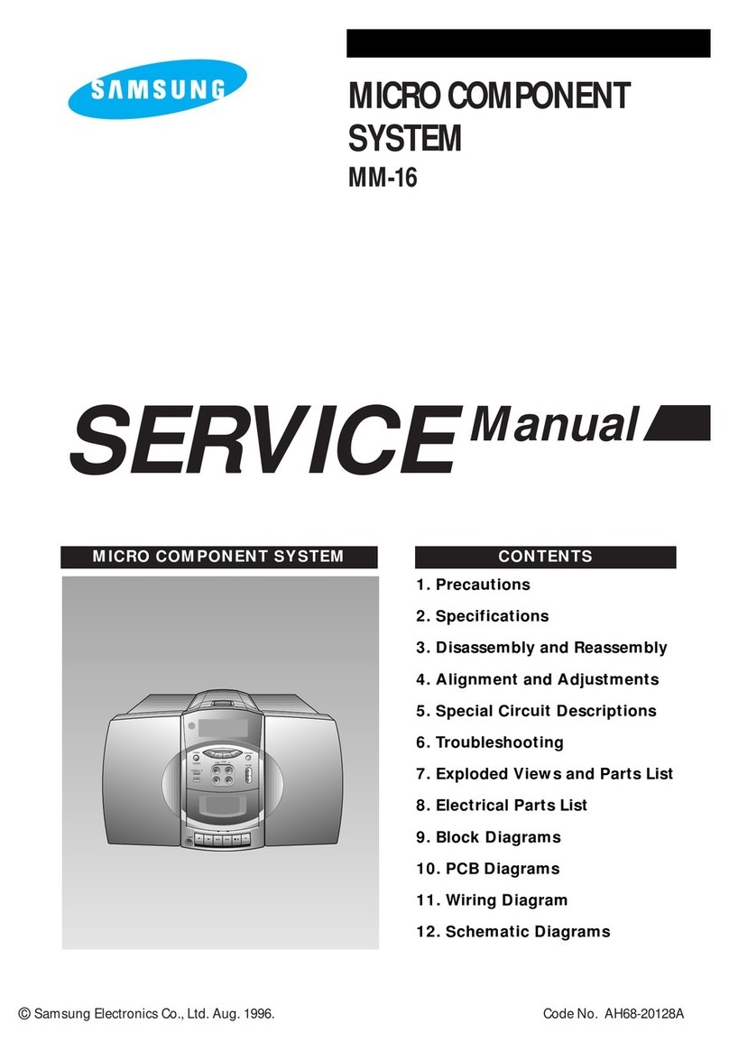 Samsung MM-16 Schematic diagrams