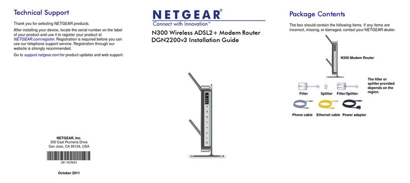 NETGEAR DGN2200v3 User manual