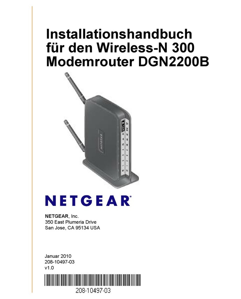 NETGEAR DGN2200v1 User manual