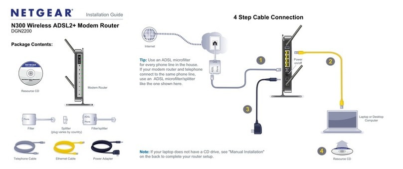 NETGEAR DGN2200v1 User manual