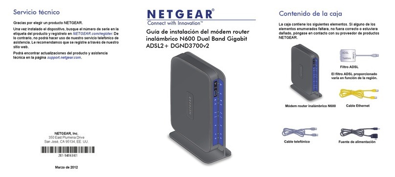 NETGEAR DGND3700v2 Parts list manual NETGEAR DGND3700v2 Parts list manual