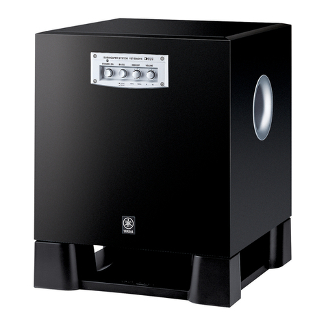 Yamaha YST SW315PN - 10" Powered Subwoofer owner's manual Yamaha YST SW315PN - 10" Powered Subwoofer owner's manual