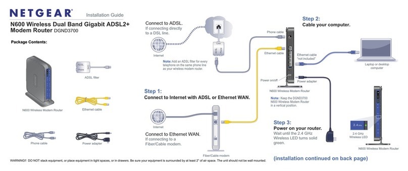 NETGEAR DGND3700v1 User manual