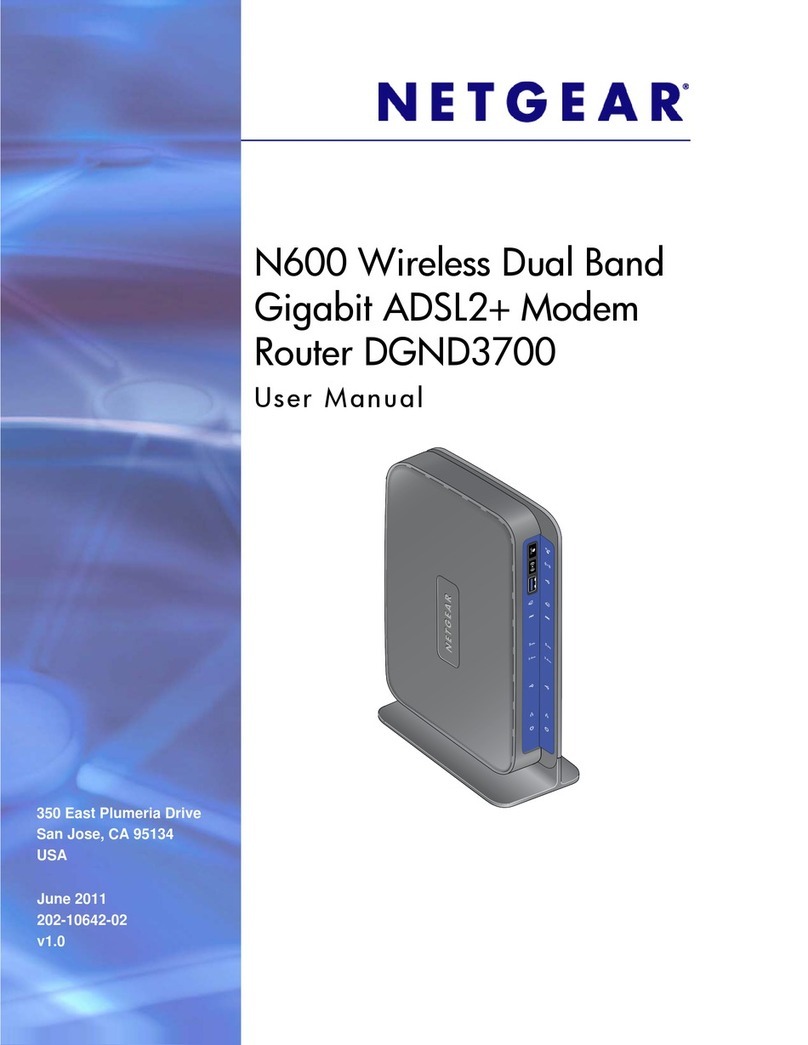 NETGEAR DGND3700v1 User manual