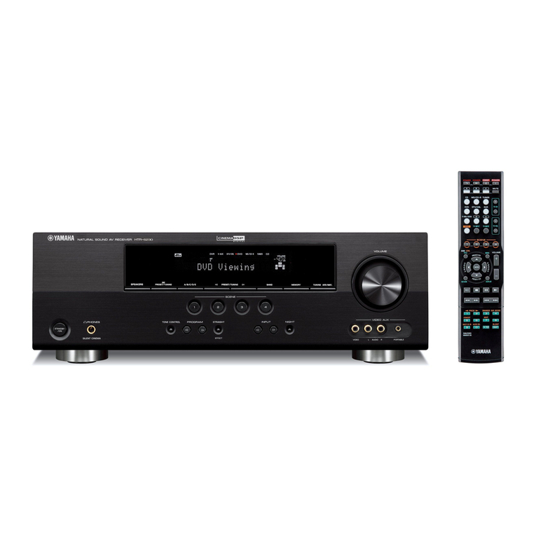 Yamaha HTR 6230 - AV Receiver User manual Yamaha HTR 6230 - AV Receiver User manual
