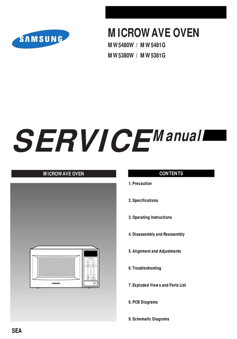 Samsung MW5480W Service manual