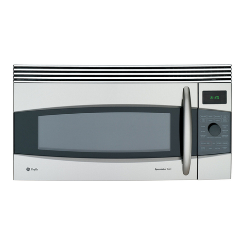 GE JVM1790SK - Profile 1.7 cu. Ft. Convection... User manual