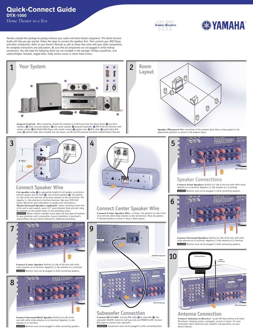 Yamaha DTX-1000 Assembly instructions