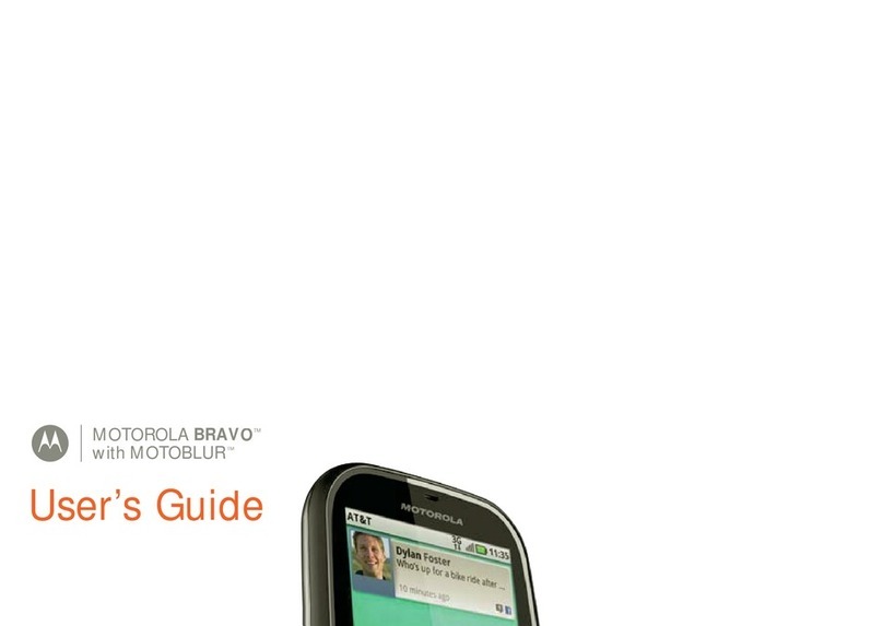 Motorola BRAVO User manual Motorola BRAVO User manual