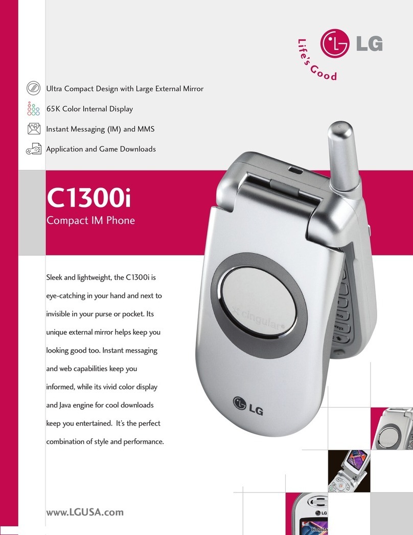 LG C1300i -  Cell Phone User manual
