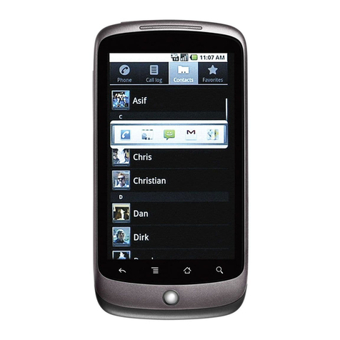 Google NEXUS ONE User manual Google NEXUS ONE User manual