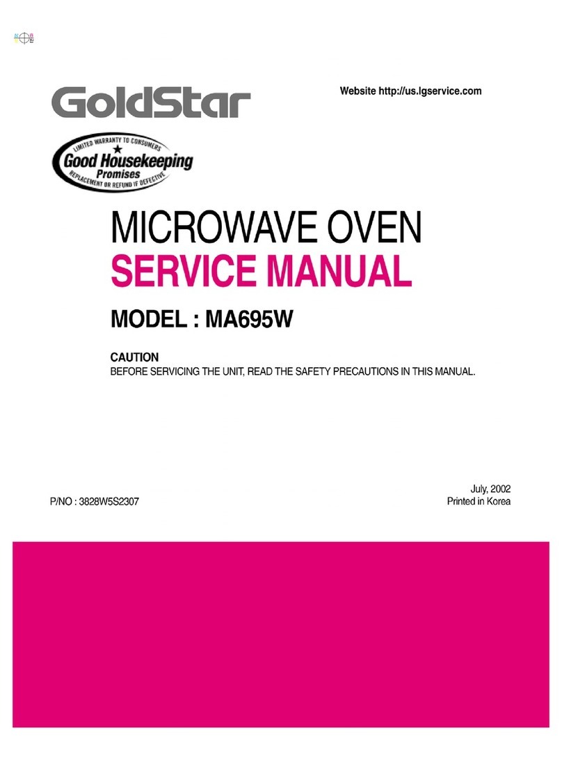 LG GoldStar MA695W User manual