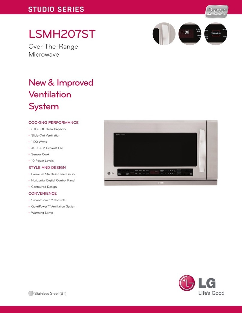 LG LSMH207ST User manual