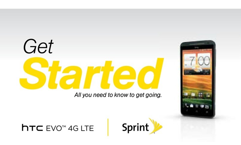 HTC EVO 4G Sprint Specification sheet