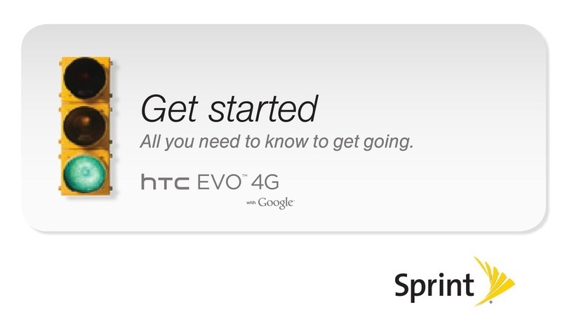 HTC EVO 4G Sprint Specification sheet