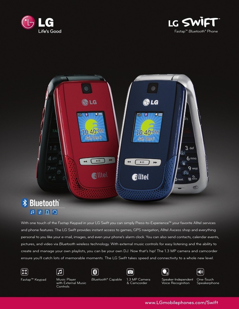 LG Alltel Swift User manual