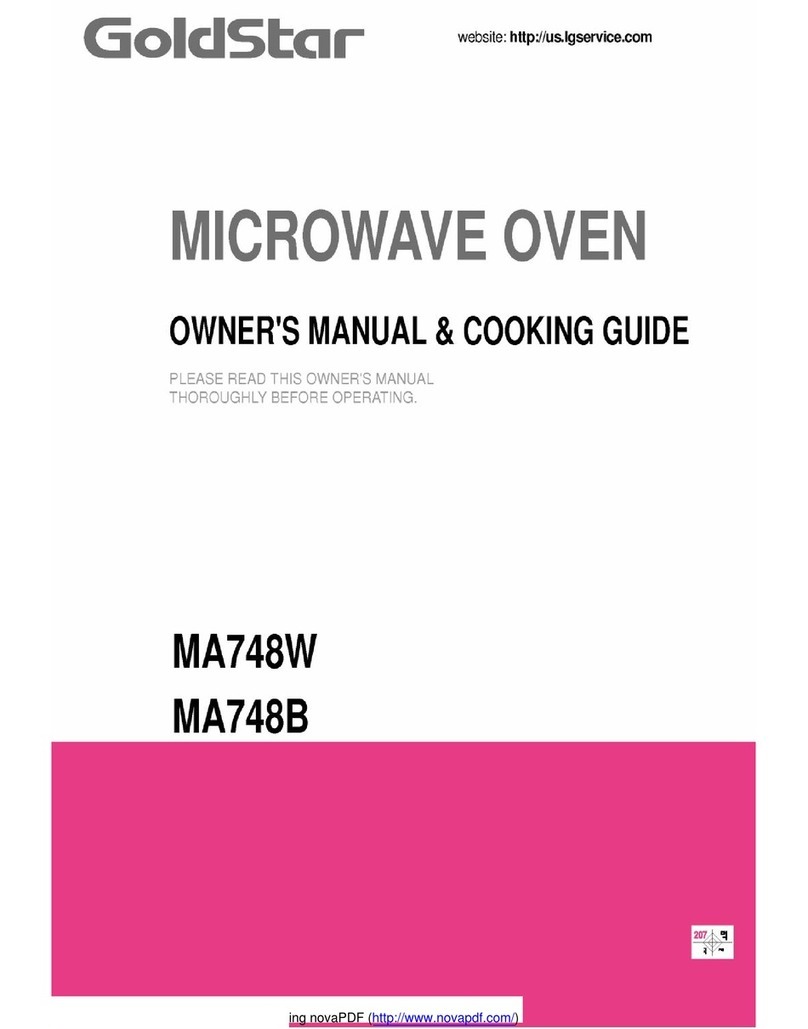 Goldstar GoldStar MA748B owner's manual