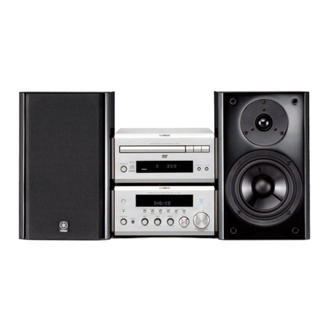 Yamaha MCR E810SL - DVD Player / AV Receiver User manual