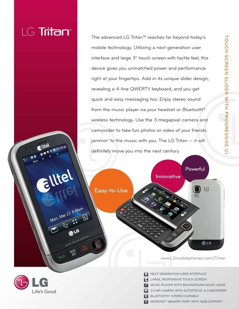 LG Tritan AX840 User manual