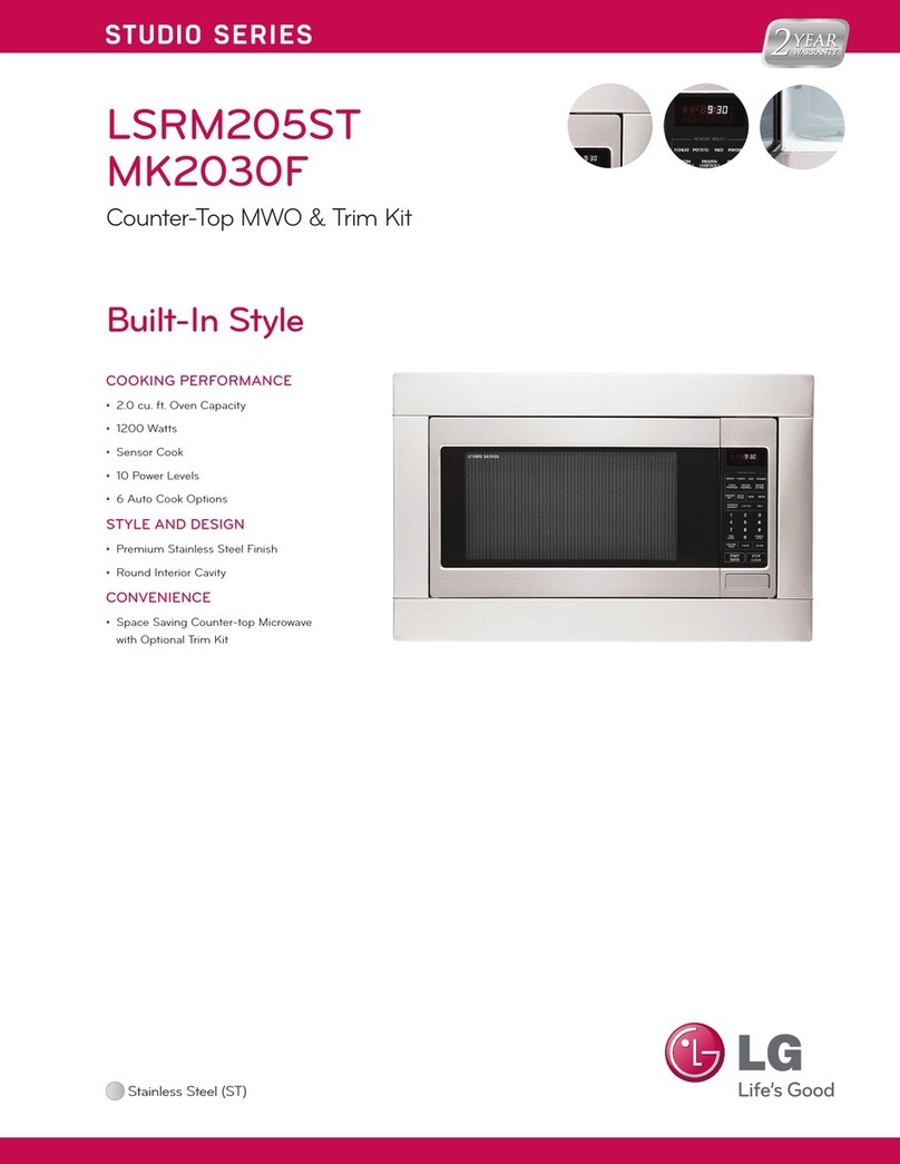 LG LSRM205ST User manual