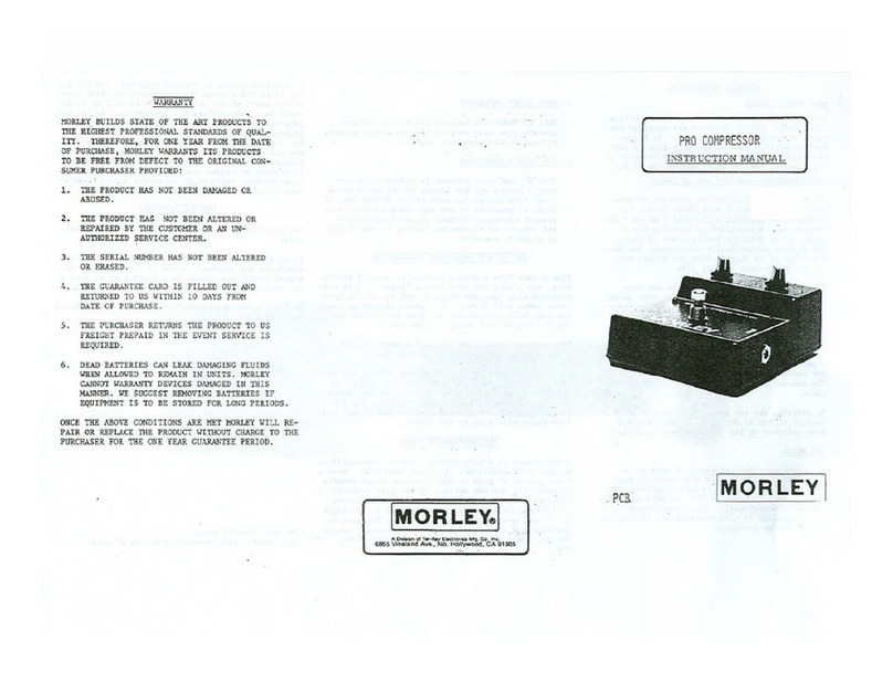 MORLEY PCB1 User manual