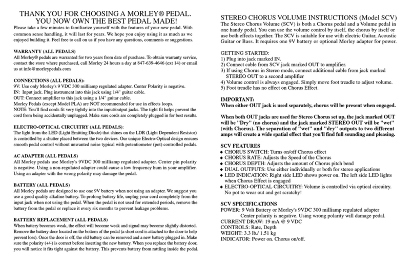 MORLEY SCV Getting started guide