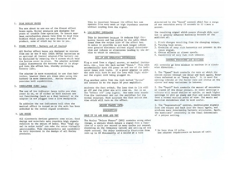 MORLEY DFB2 manual