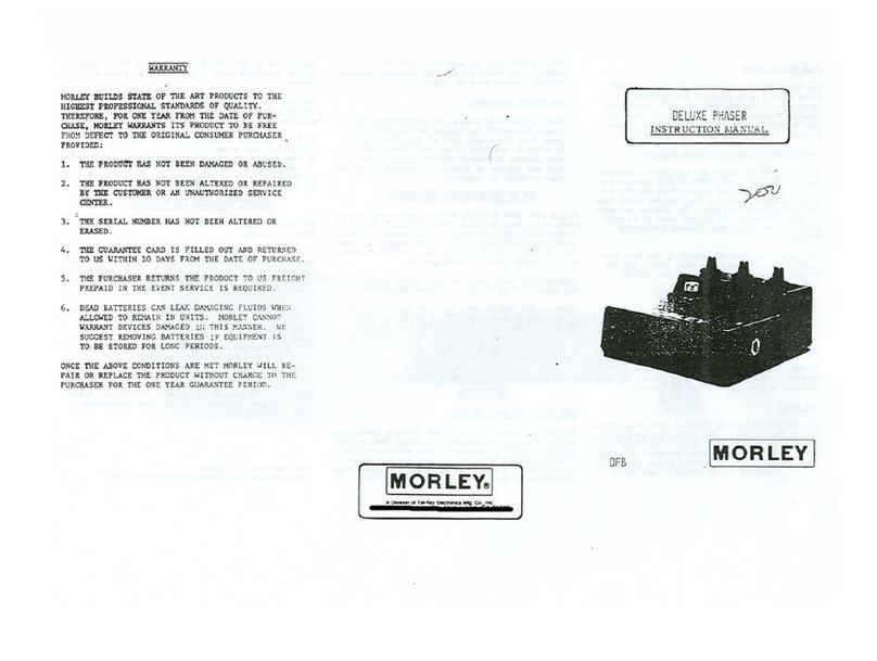 MORLEY DFB1 User manual