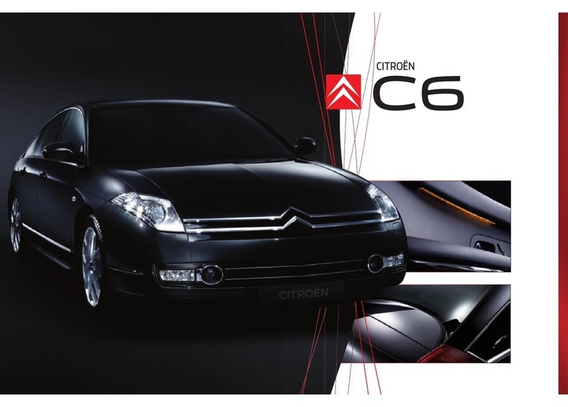 CITROEN C6 LIGNAGE User manual CITROEN C6 LIGNAGE User manual