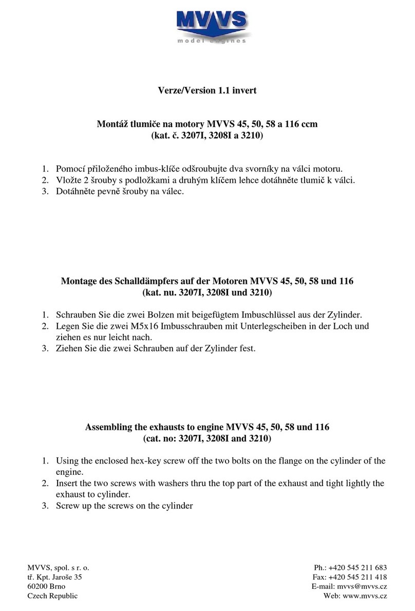 MVVS 116 - V1.1 ASSEMBLY EXHAUSTS... manual