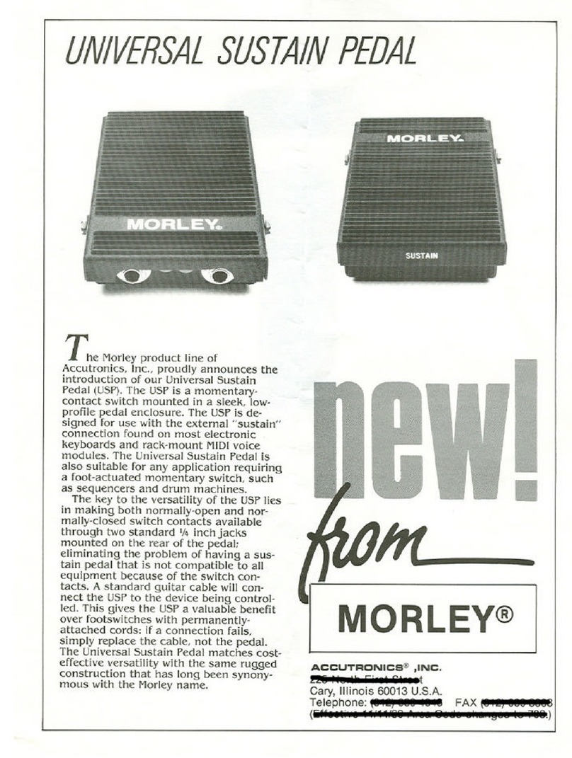MORLEY PEDALS USP1 brochure