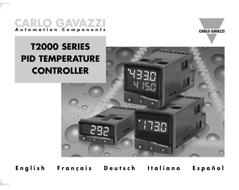 CARLO GAVAZZI T2000 Series User manual
