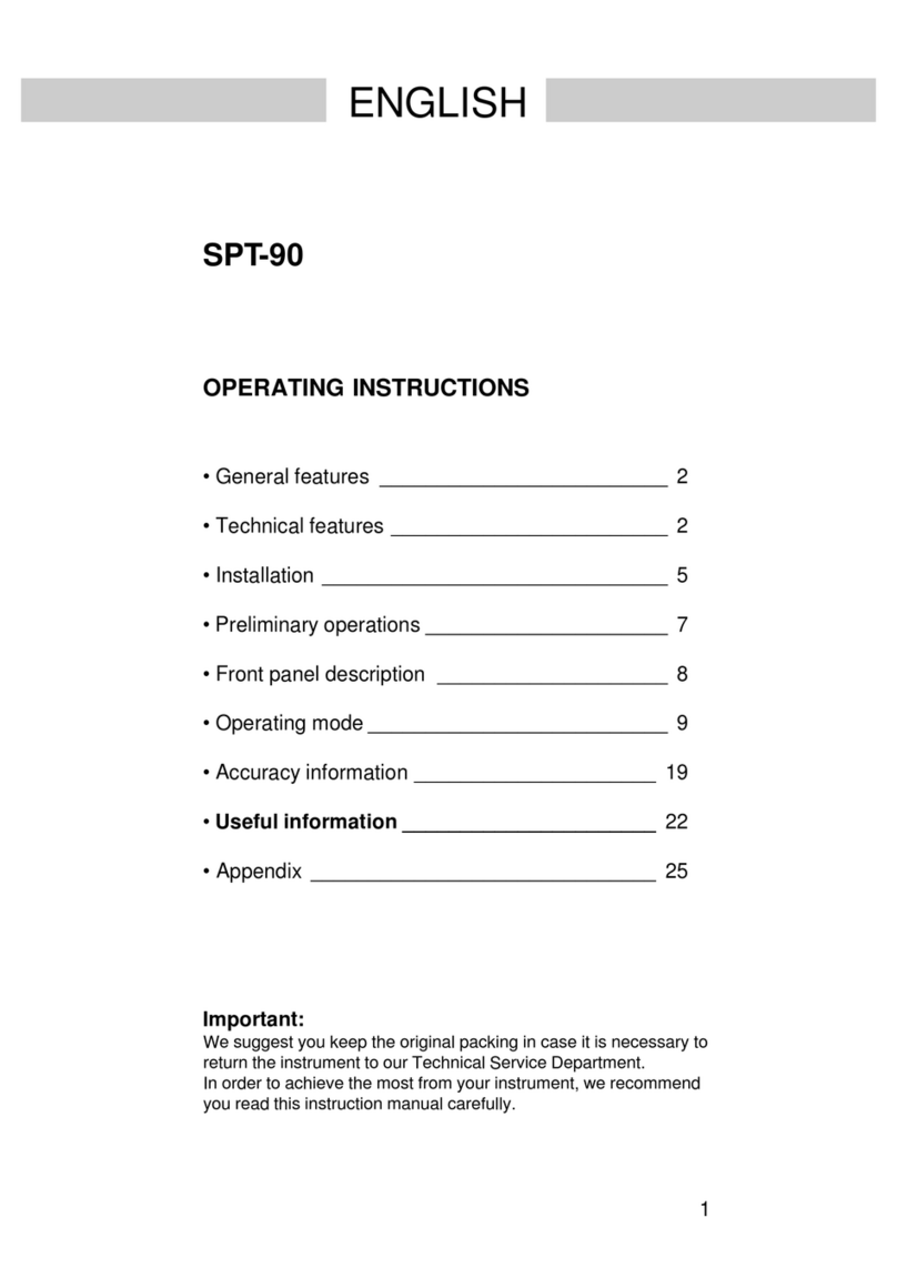 CARLO GAVAZZI SPT-90 operating instructions