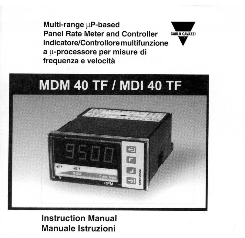 CARLO GAVAZZI MDI 40 TF - CONFIGURATION SOFTWARE instruction manual CARLO GAVAZZI MDI 40 TF - CONFIGURATION SOFTWARE instruction manual