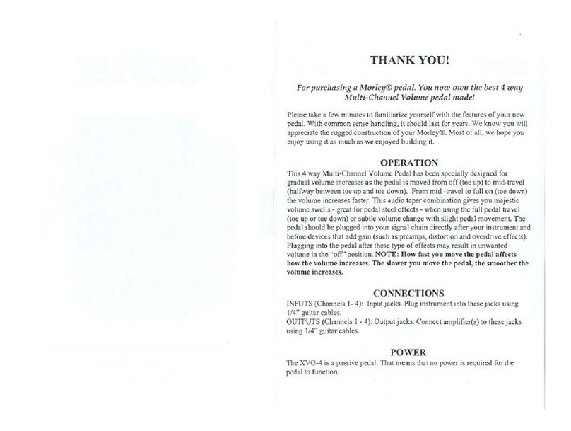 MORLEY XVO-42 User manual
