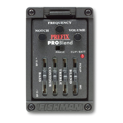 Fishman Prefix Pro installation guide