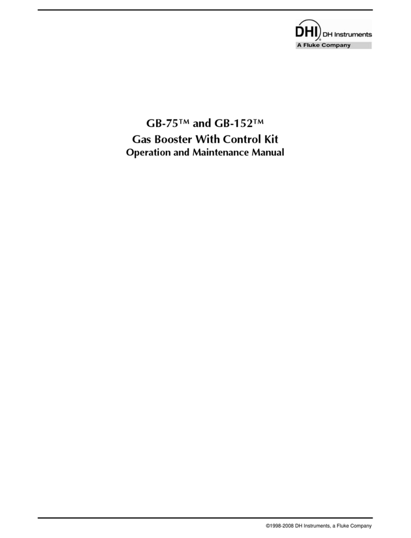 DH Instruments GB-152 Operation and maintenance manual