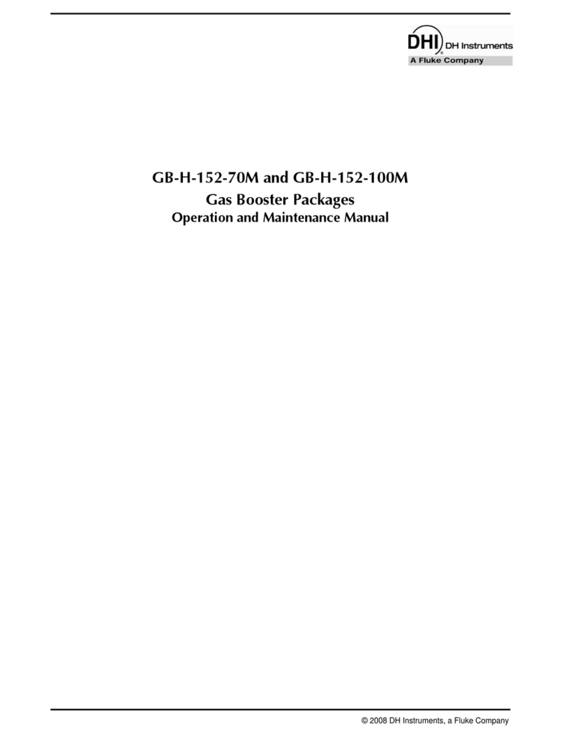 DH Instruments GB-H-152-100M Operation and maintenance manual