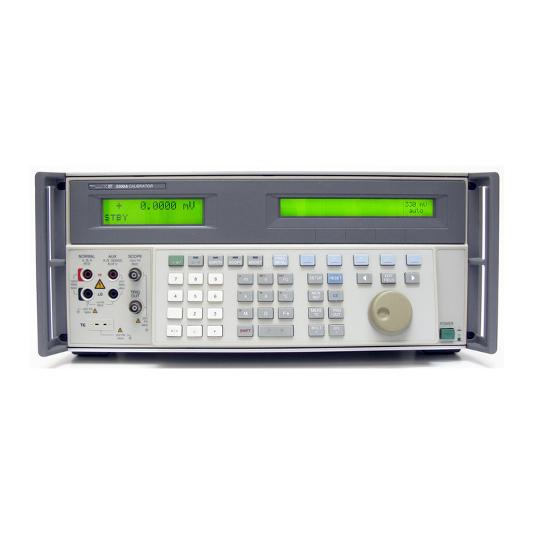 Fluke 5500A User manual Fluke 5500A User manual