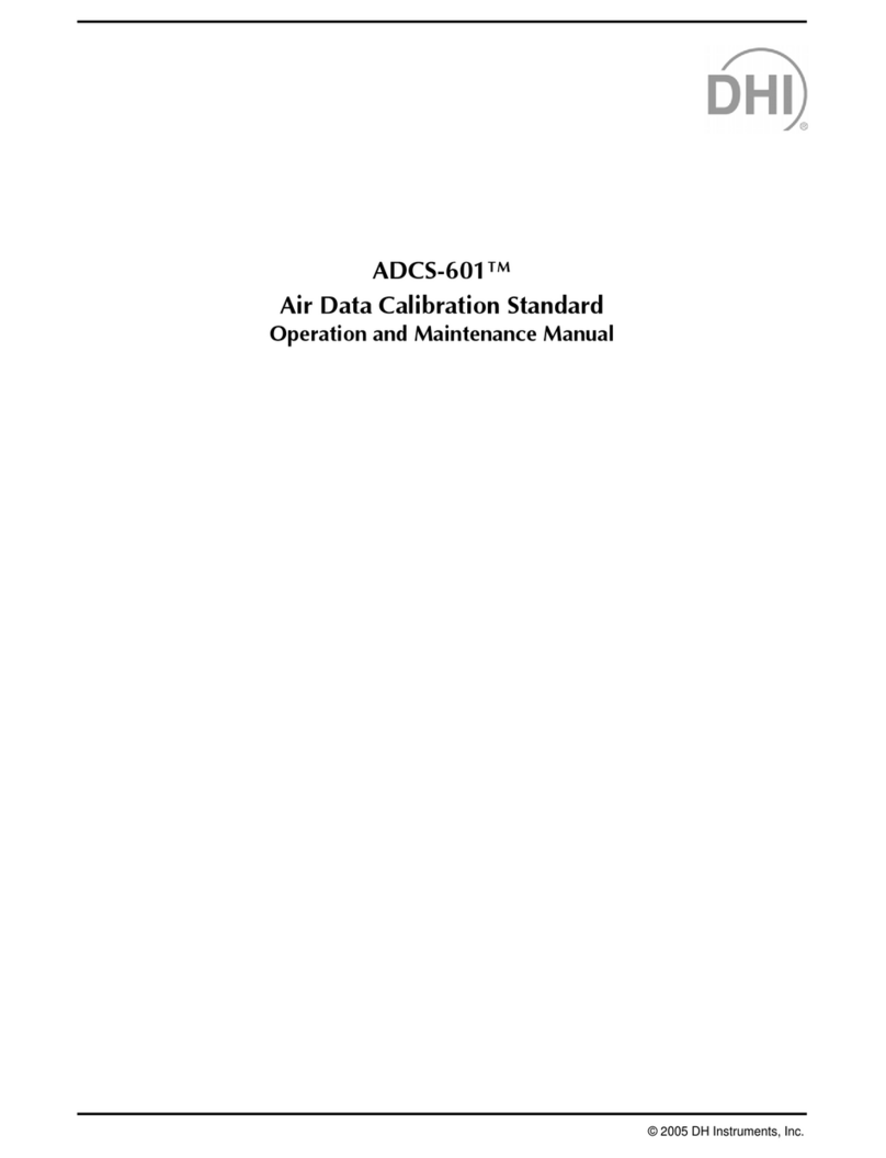 DH Instruments ADCS-601 Operation and maintenance manual
