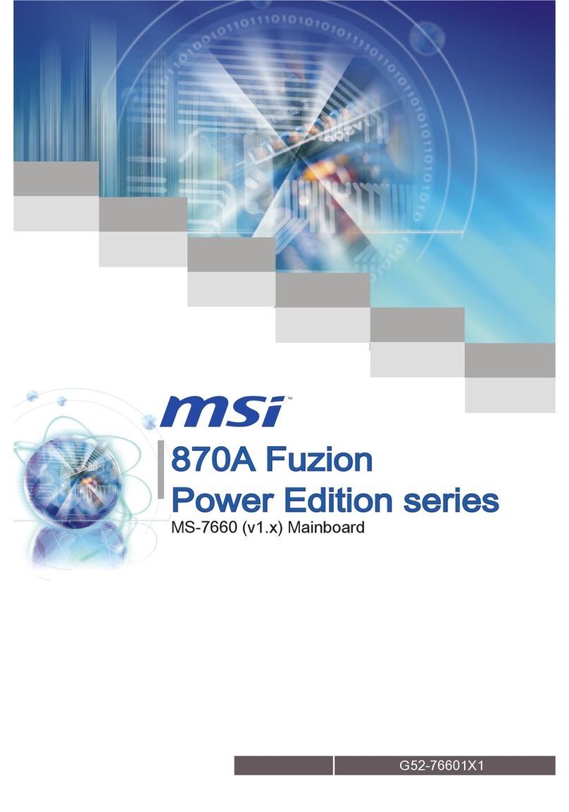 MSI 870A Fuzion Power Edition series User manual