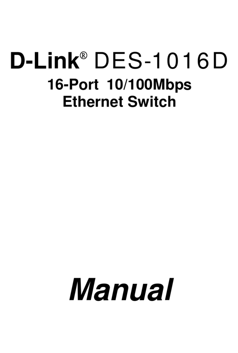 D-Link DES-1016D - Switch User manual