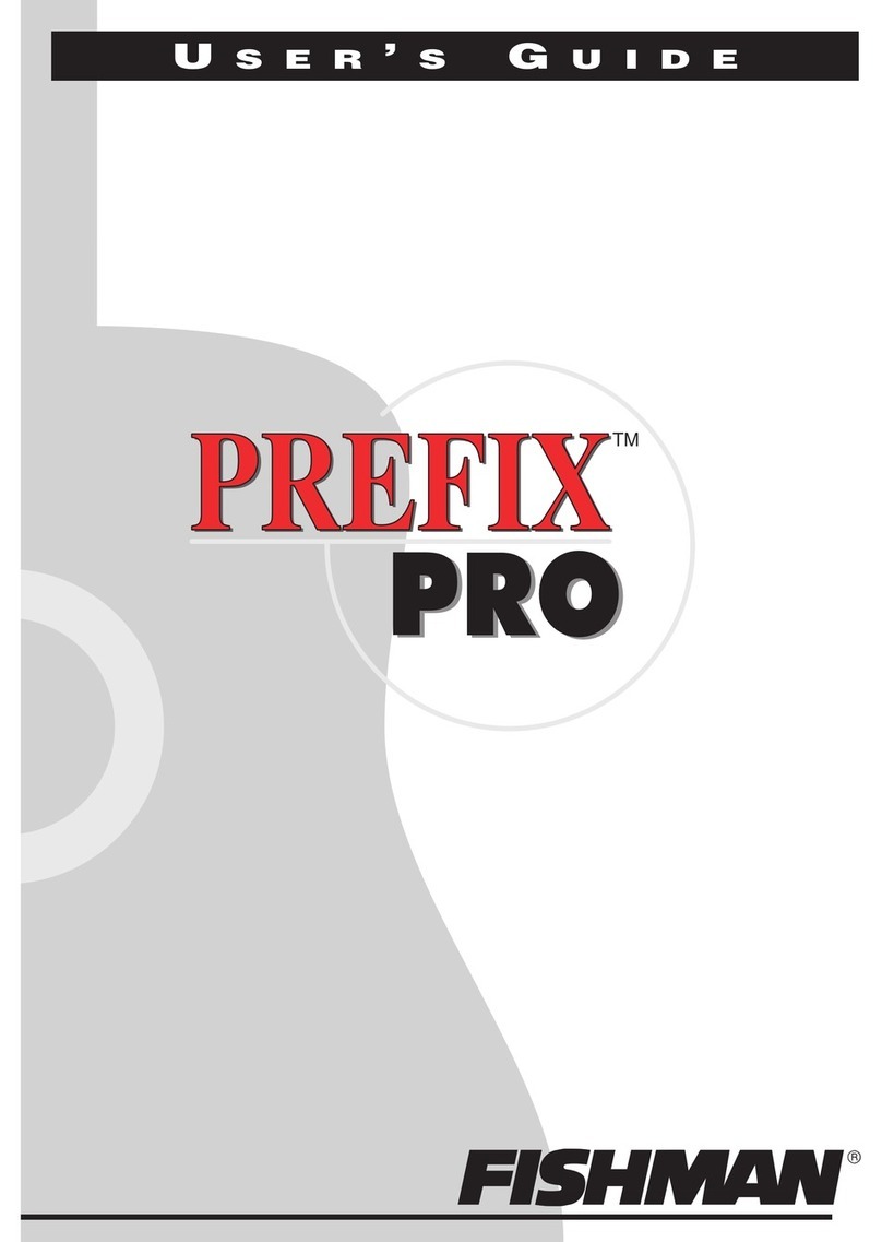 Fishman PREFIX PRO User manual