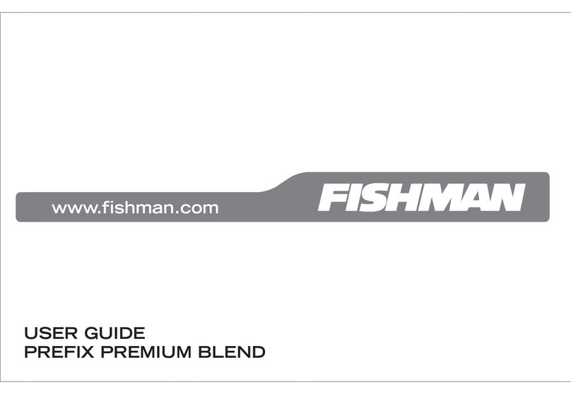 Fishman PREFIX PREMIUM BLEND User manual
