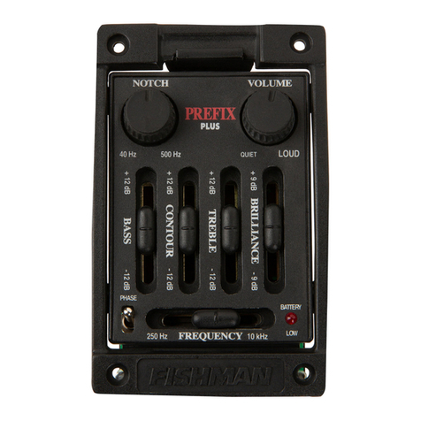 Fishman PREFIX PLUS manual