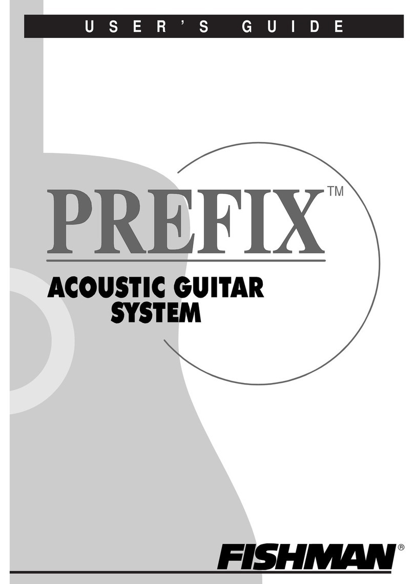 Fishman PREFIX - ANNEXE 600 manual