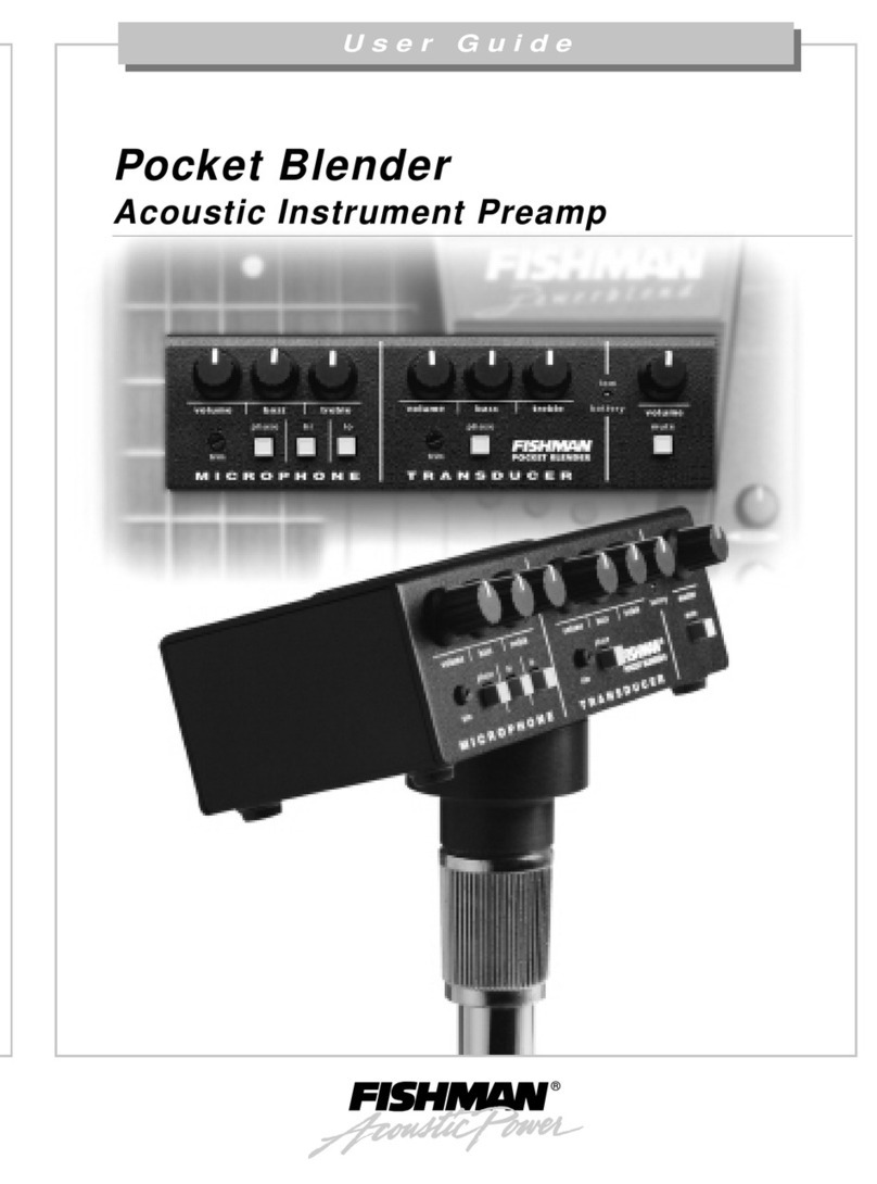 Fishman POCKER BLENDER manual