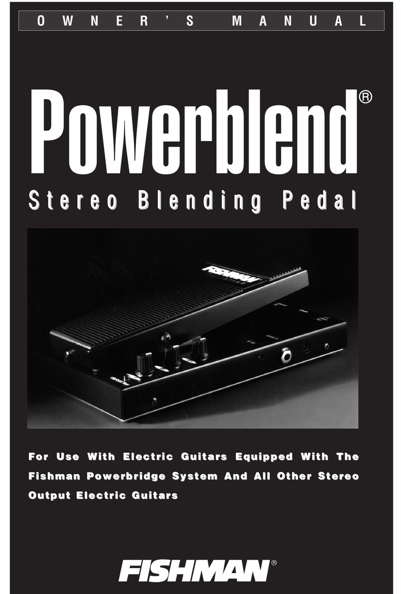 Fishman POWERBLEND manual